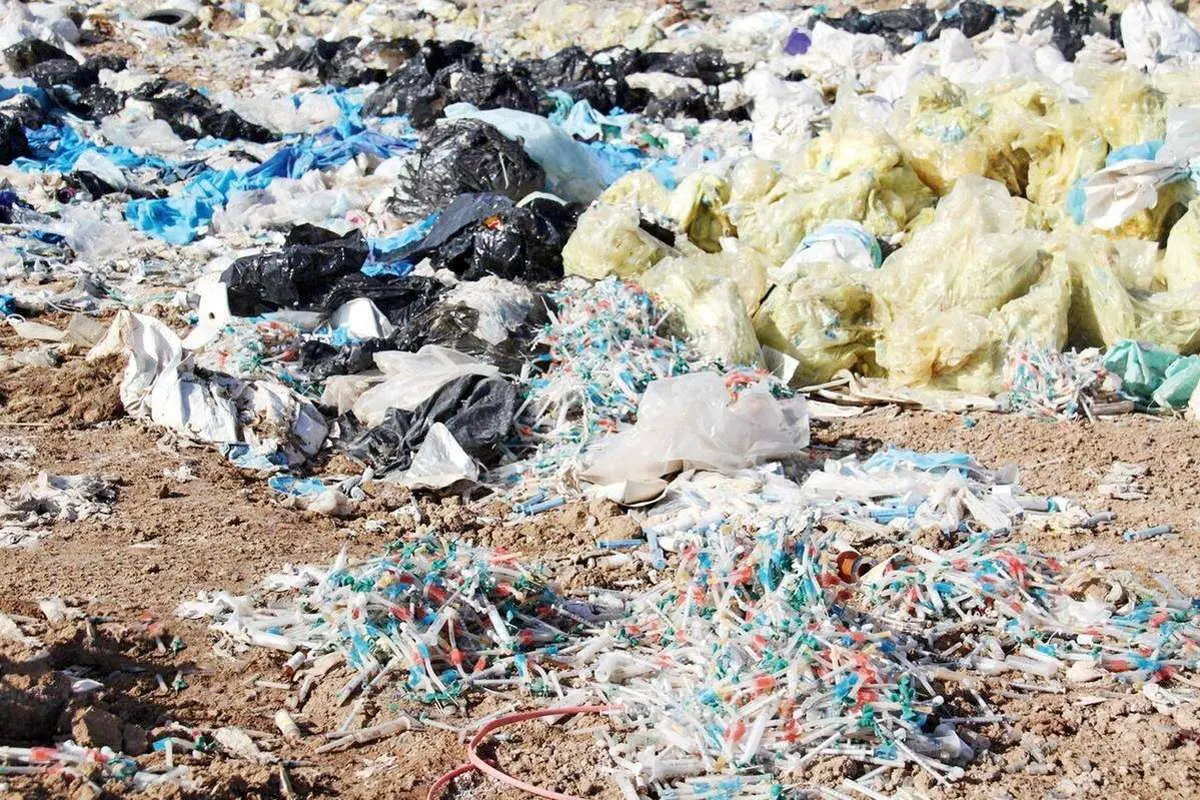 گورستان پسماندهای عفونی در همسایگی سجزی