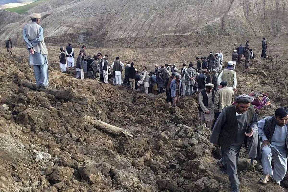 رانش زمین در افغانستان با ۲۵ کشته