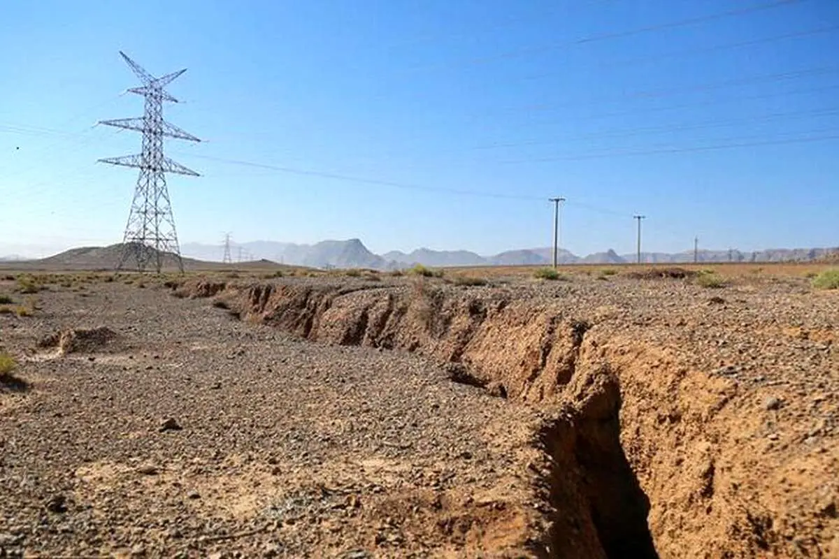 احتمال فرونشست در منطقه کهریزک تهران