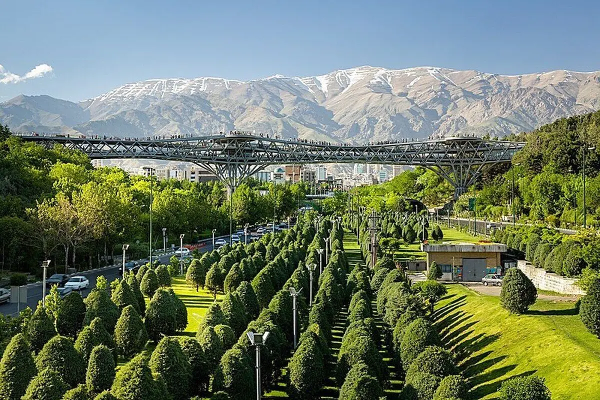 احداث دومین پل طبیعت در تهران