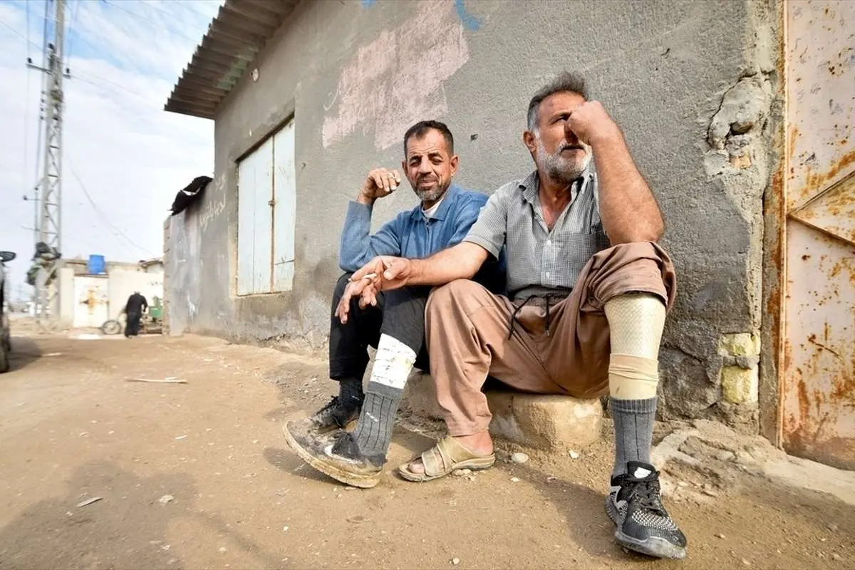 (تصاویر) ساکنان این روستا بر اثر انفجار مین قطع عضو شده‌اند