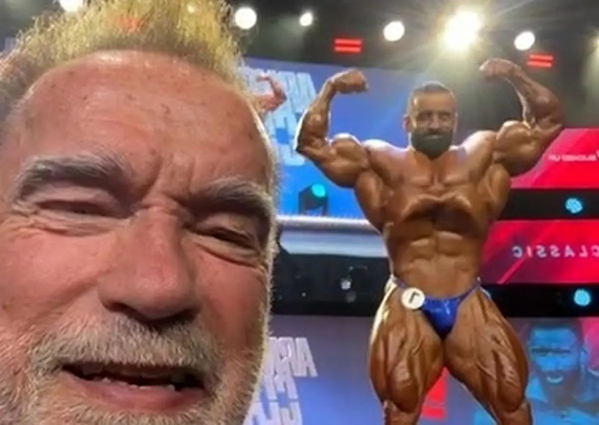 (ویدئو) شگفتی و تحسین آرنولد از نمایش هادی چوپان