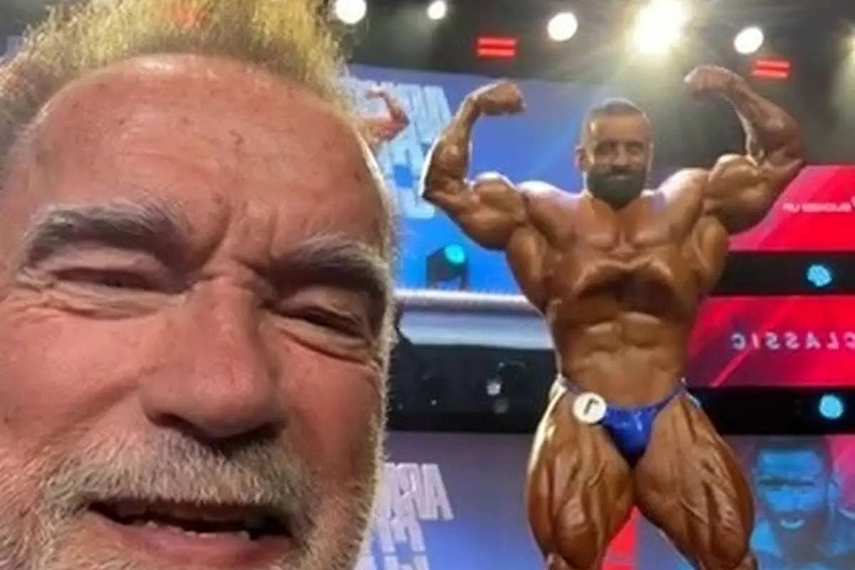 (ویدئو) شگفتی و تحسین آرنولد از نمایش هادی چوپان