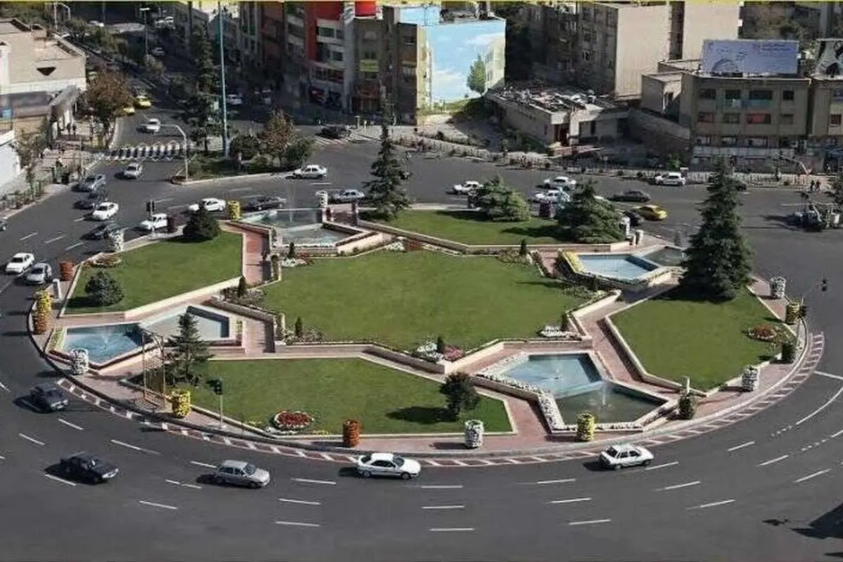(تصاویر) تخت جمشید وسط میدان ونک تهران؛ ۵۲ سال قبل