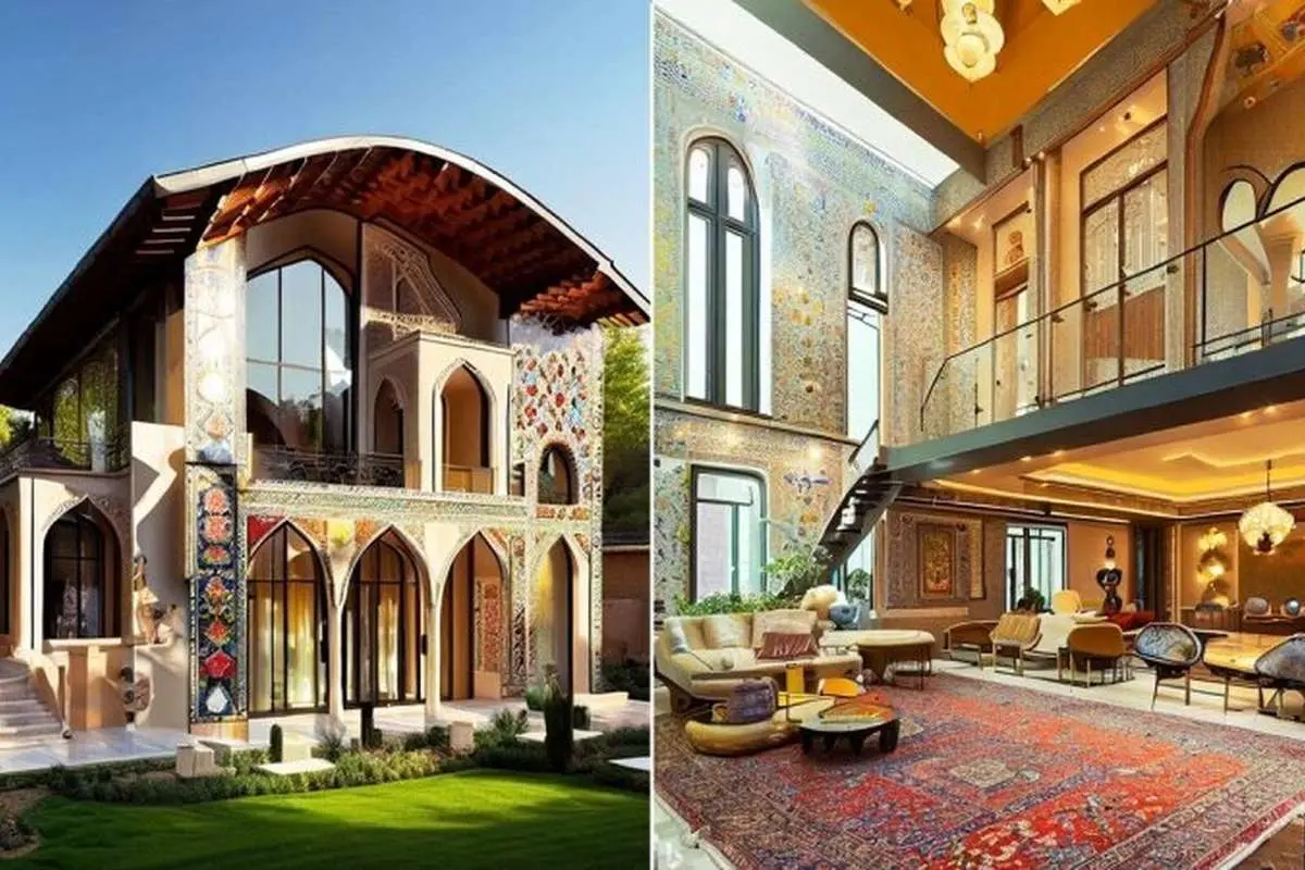 (تصاویر) چند نمونه طرح معماری بی‌نظیر توسط هوش مصنوعی