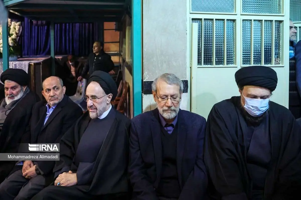 (تصاویر) مراسم ترحیم آیت الله موسوی بجنوردی