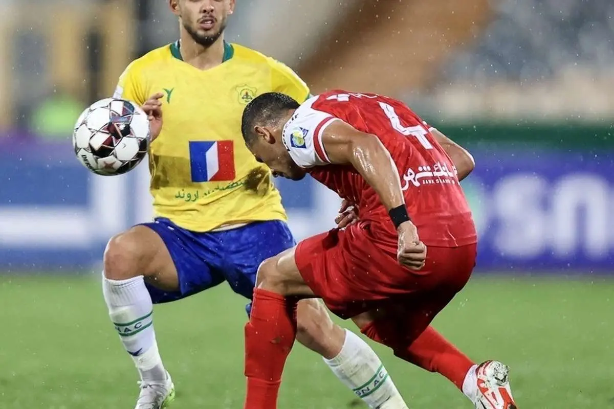 (عکس) مصدومیت دلخراش مدافع پرسپولیس