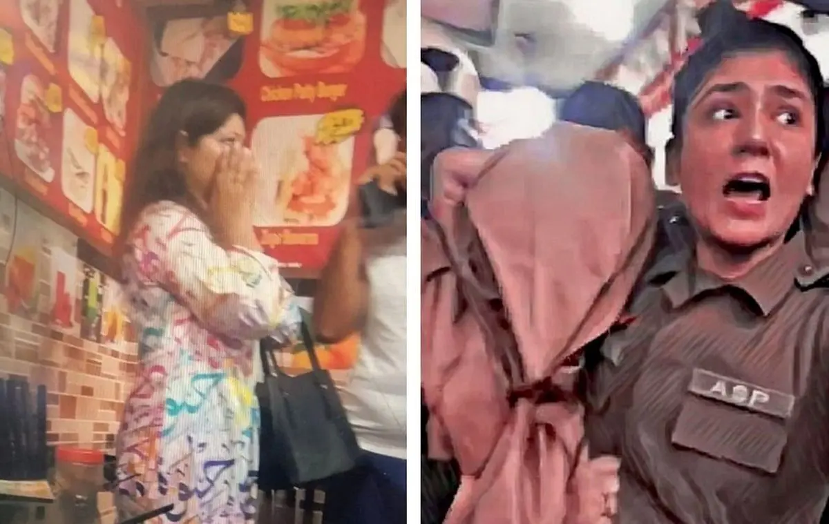 (ویدئو) علمای پاکستان لباس جنجالی یک زن را بررسی کردند