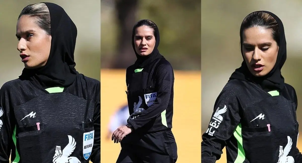 هیجان بالای اولین داور زن دربی