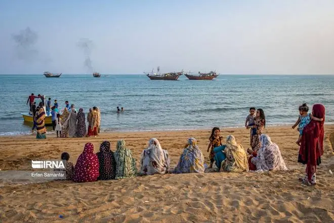 عکس دریای خلیج فارس در نقشه