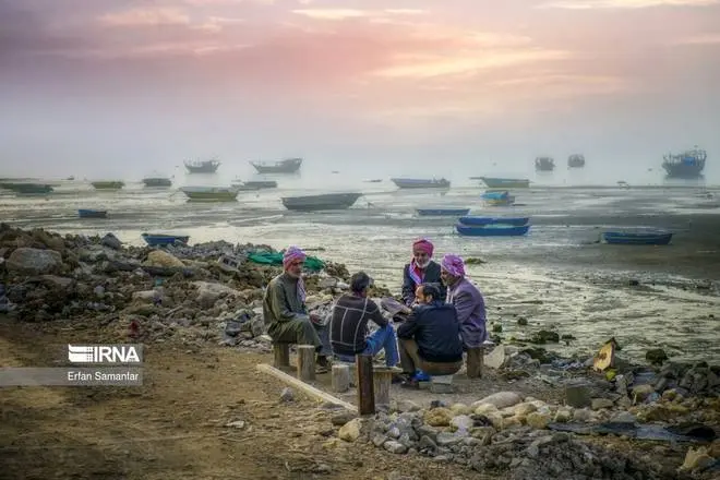 عکس دریای خلیج فارس در نقشه