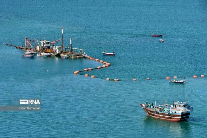 عکس دریای خلیج فارس در نقشه