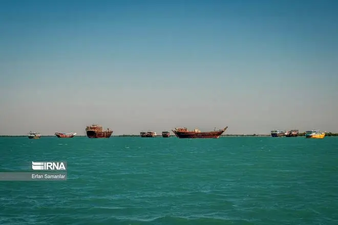 عکس دریای خلیج فارس در نقشه