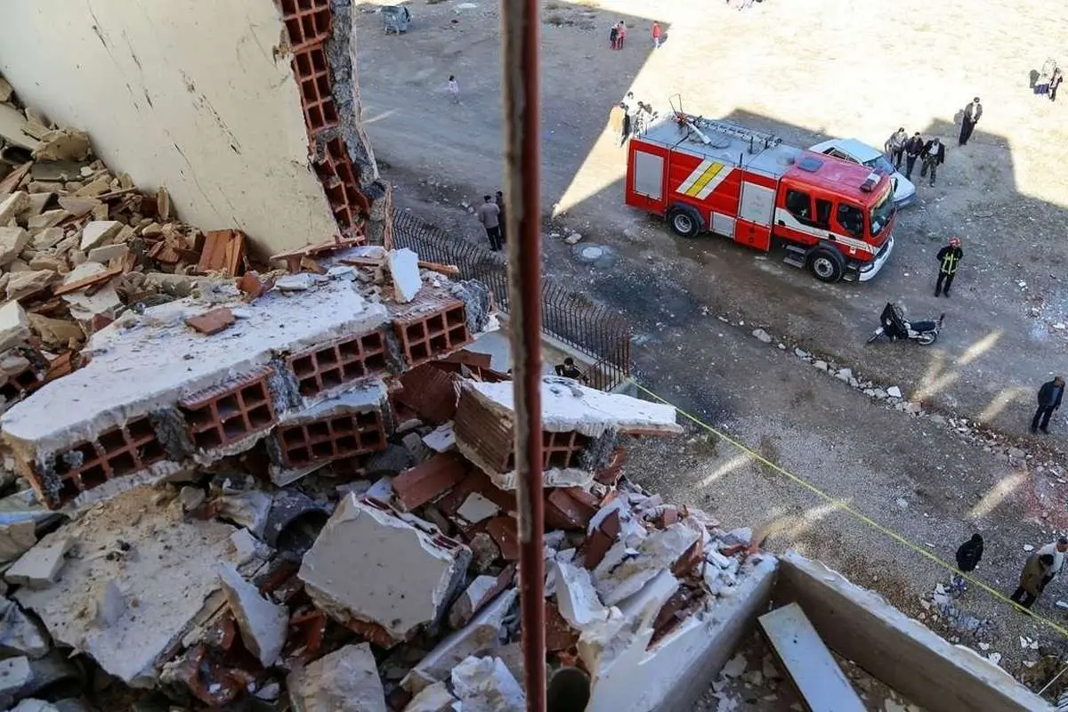 (ویدیو) انفجار شدید منزل مسکونی بجنورد دو مصدوم داشت