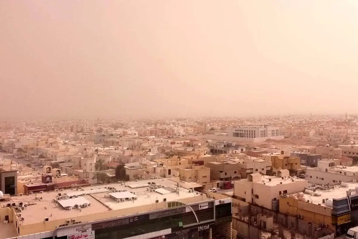 (ویدئو) طوفان شن پایتخت عربستان را درنوردید