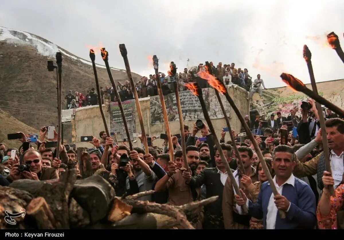 (تصاویر) پیشواز نوروز در روستای آویهنگ کردستان