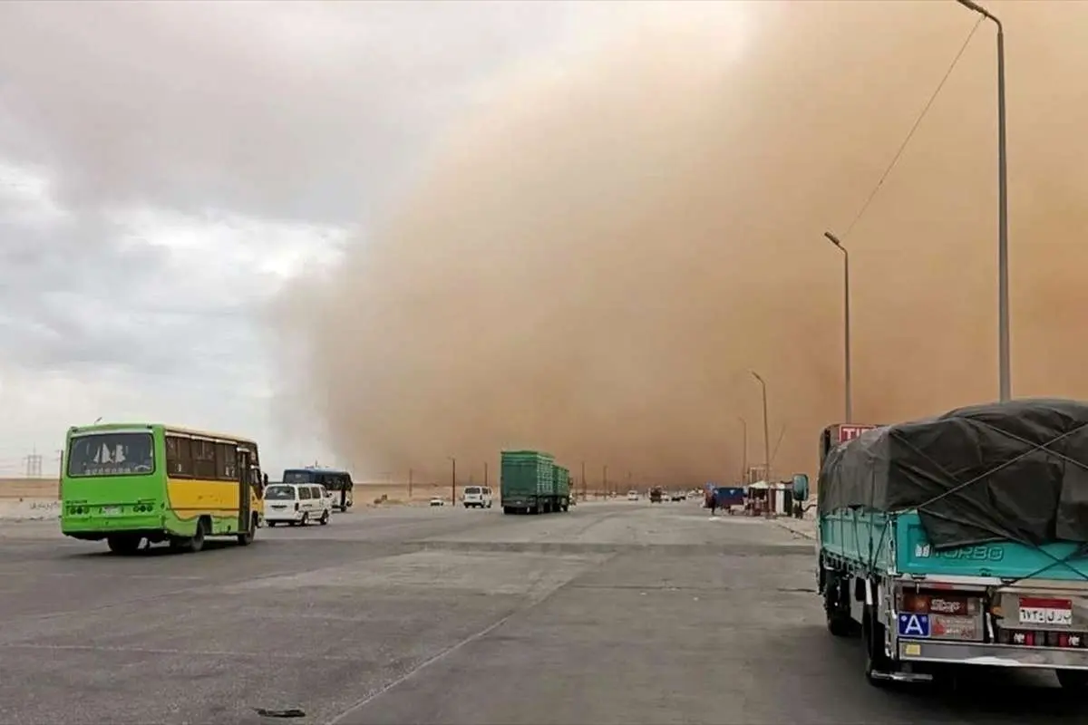 (تصاویر) طوفان شدید شن در مصر