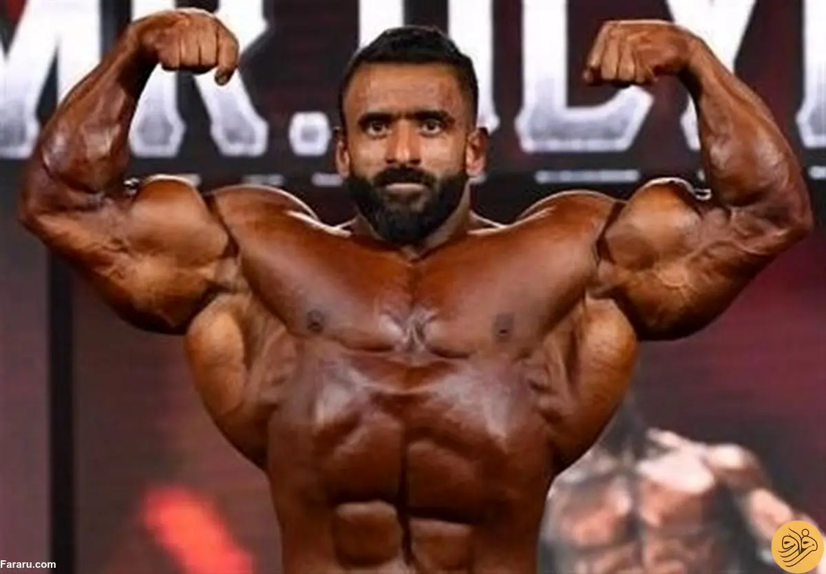 (عکس)  عضلات آماده پسر هادی چوپان در نوجوانی