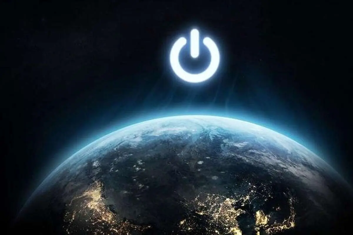 چراغ‌های اضافه در ساعت زمین خاموش می‌شود
