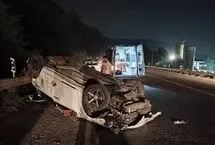 تصادف مرگبار در جاده قدیم امامزاده هاشم