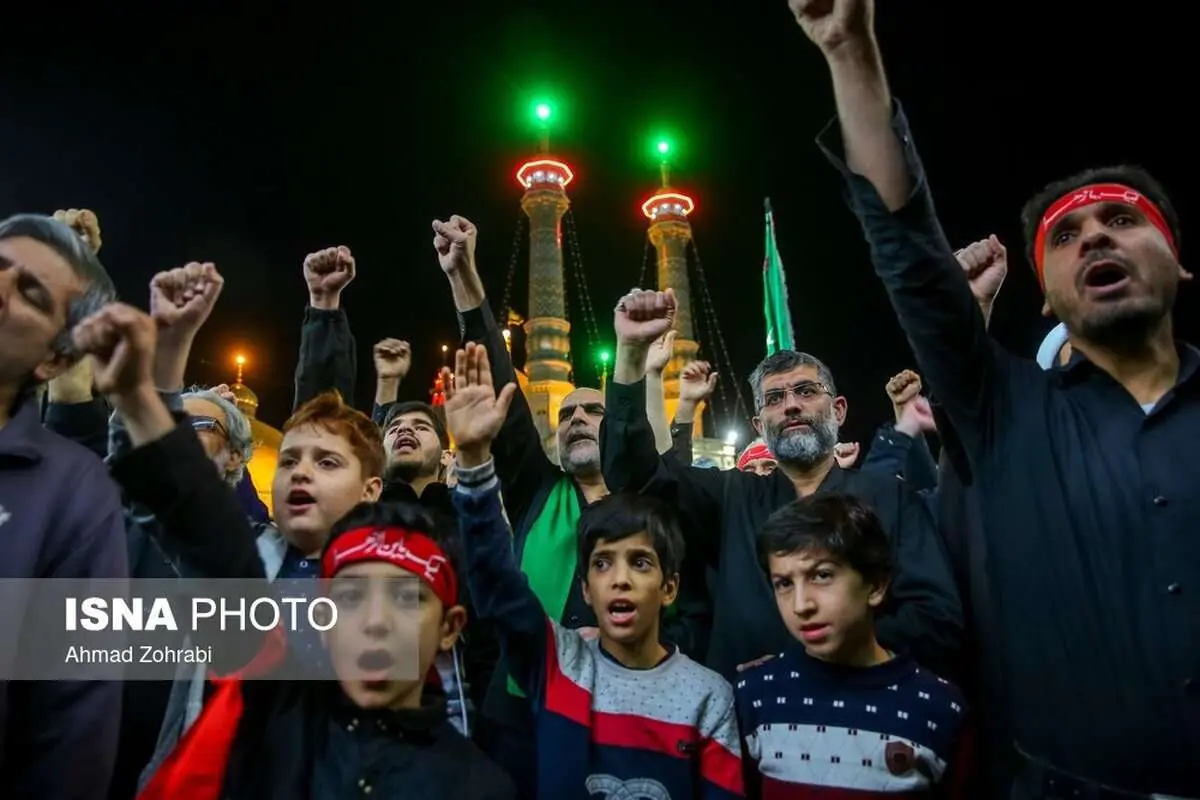 (تصاویر) شعارهای قمیها در پی حمله اسرائیل به کنسولگری ایران