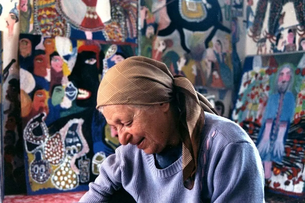 این زن هنرمند سواد نداشت، اما جهانی شد