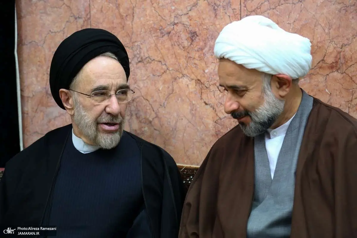 (تصاویر) چهره‌های سیاسی در مراسم ختم مادر همسر هادی خانیکی