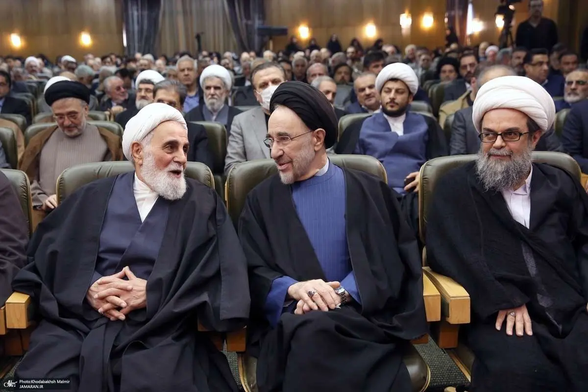 (تصاویر) مراسم چهلمین روز درگذشت آیتالله موسوی بجنوردی