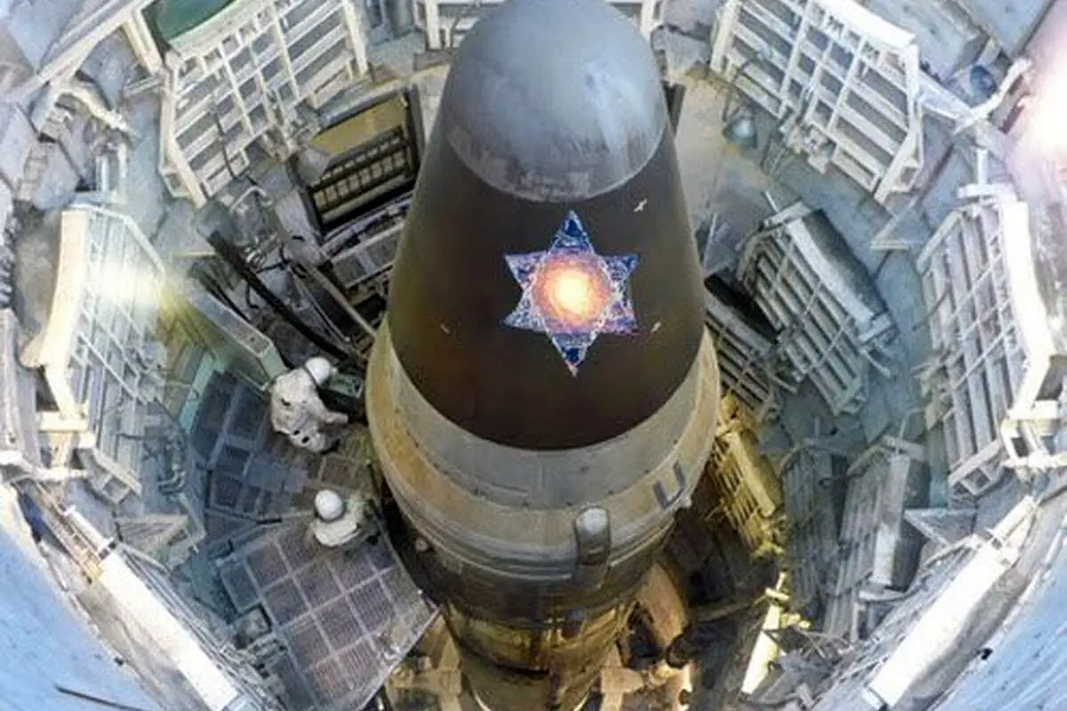 (ویدئو) تصاویر آماده سازی انبار اتمی اسرائیل برای حمله ایران