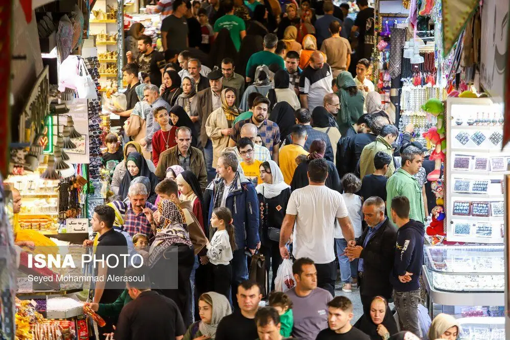 (تصاویر) بازار مشهد و مسافران نوروزی