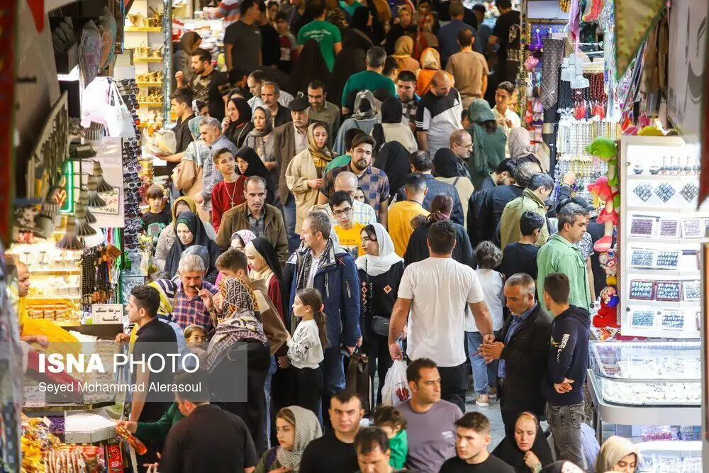 (تصاویر) بازار مشهد و مسافران نوروزی