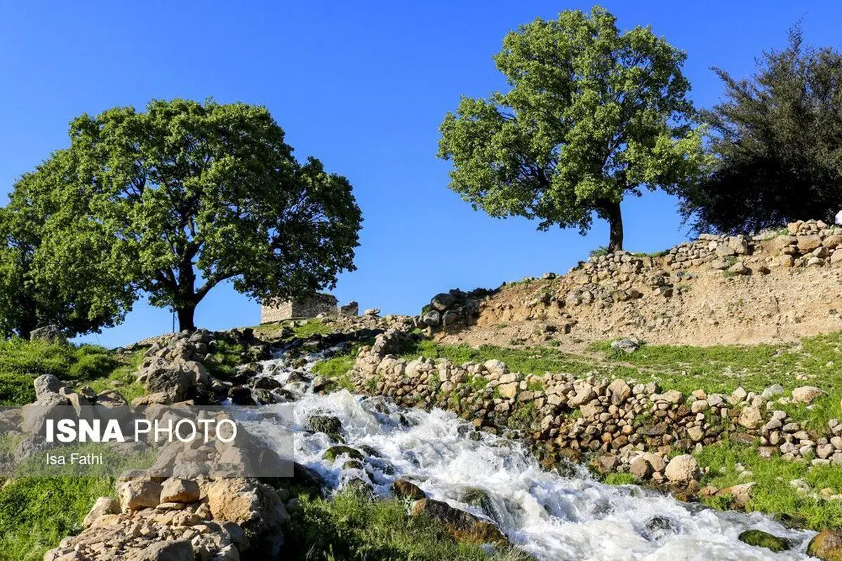 (تصاویر) آبشار «آبریز» کهگیلویه