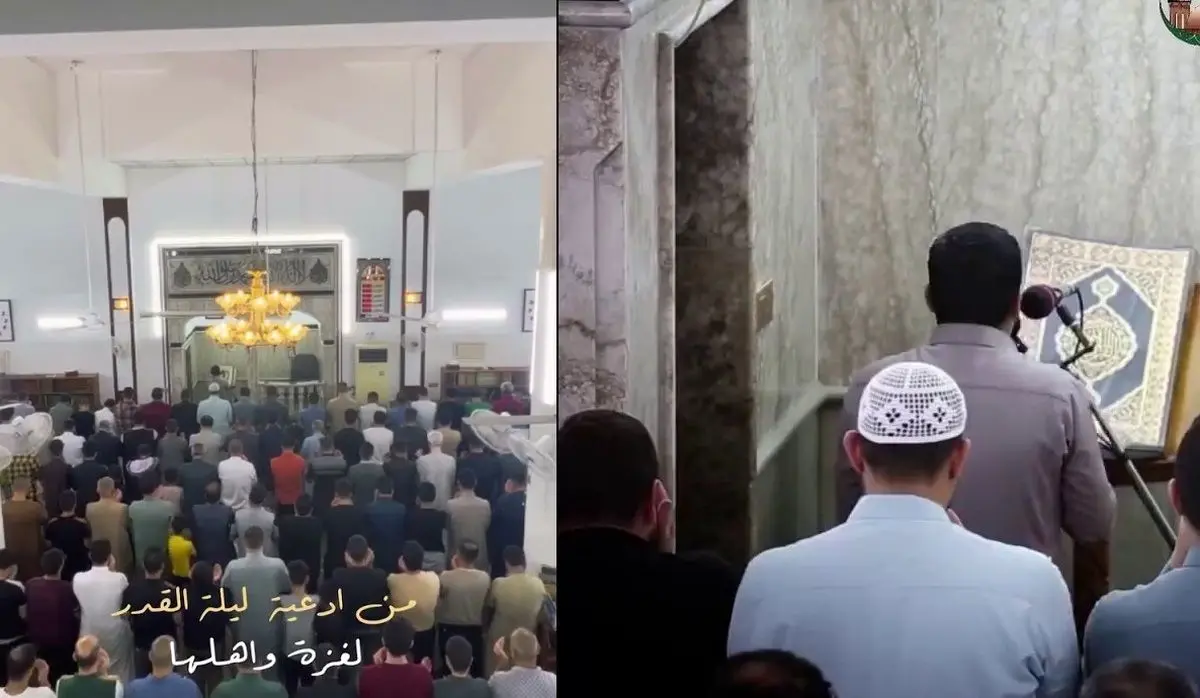 (ویدئو) غش کردن امام جماعت از شدت گریه هنگام دعا برای غزه