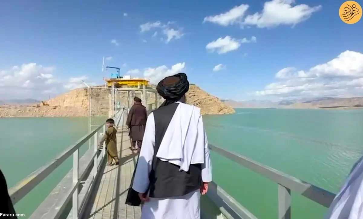 (ویدئو) مقام ارشد طالبان از سد کجکی بازدید و پرآبی هیرمند را تایید کرد