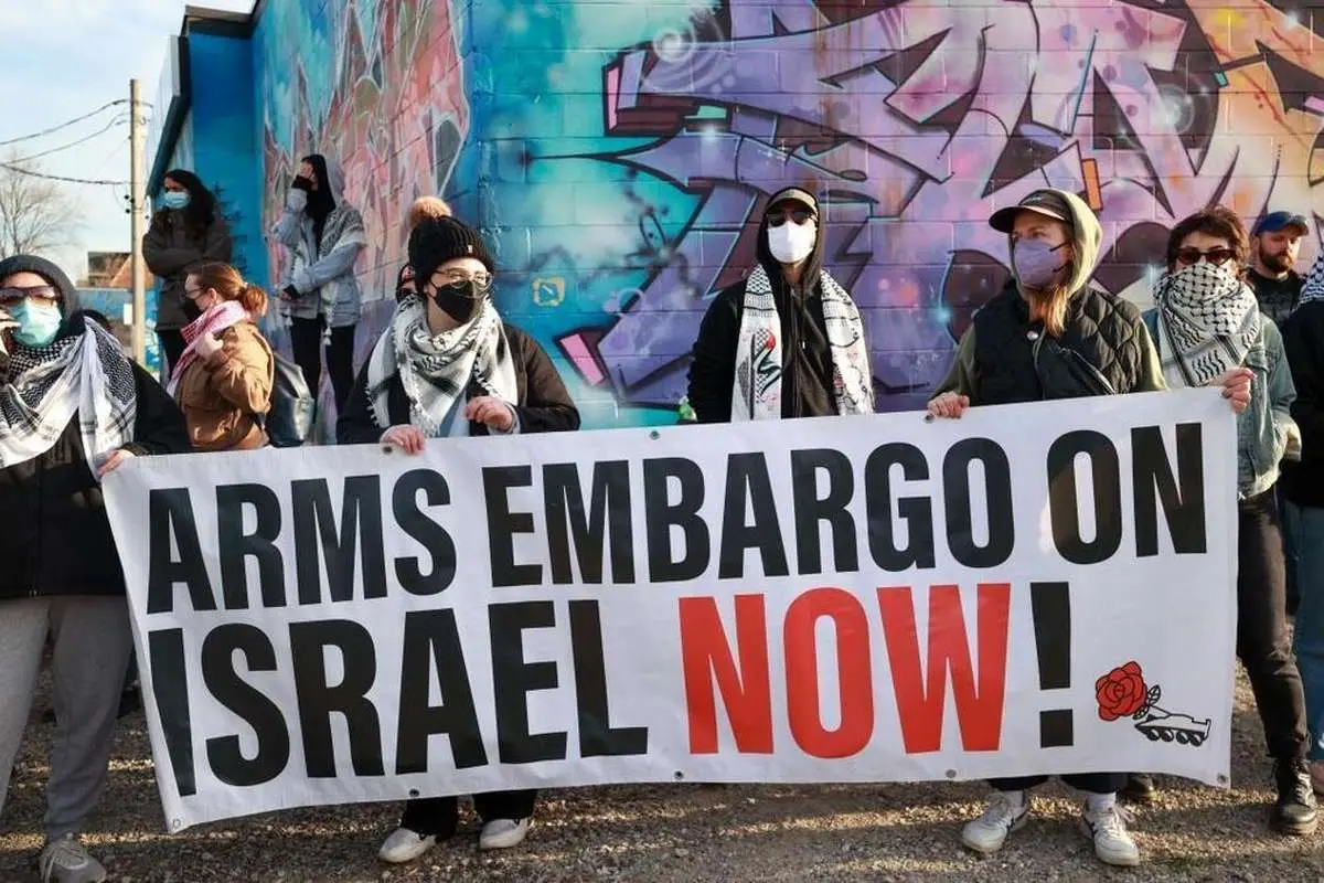 (تصاویر) تظاهرات حامیان فلسطین در تورنتوی کانادا