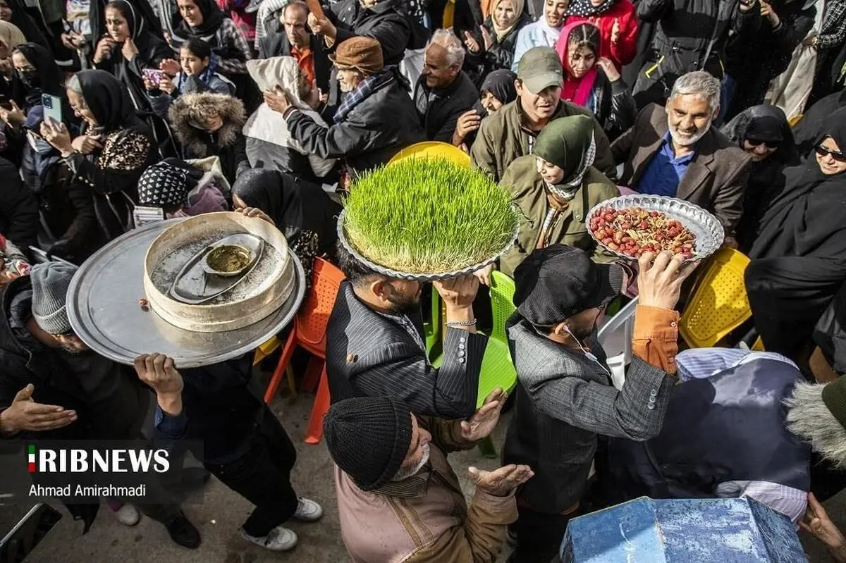 (تصاویر) جشنواره سمنوپزان نوروزگان