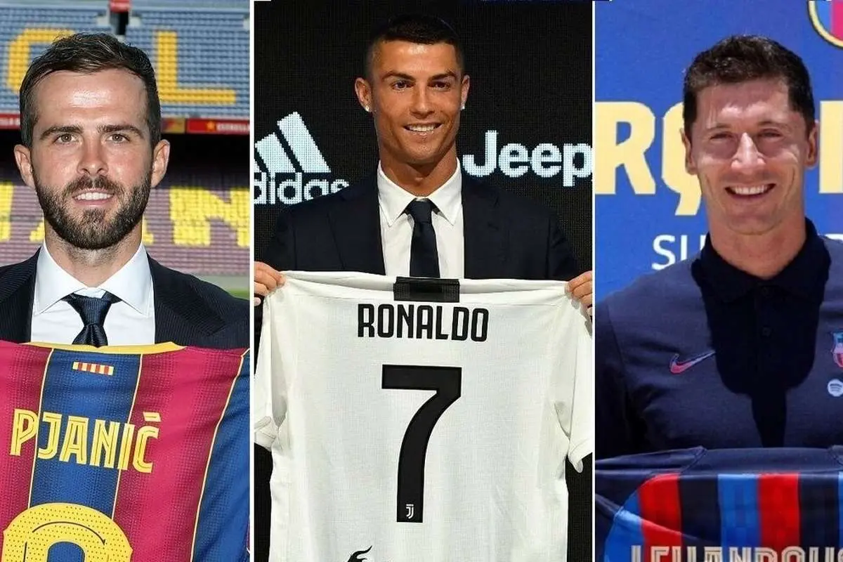 گران‌ترین بازیکنان بالای۳۰ سال دنیای فوتبال