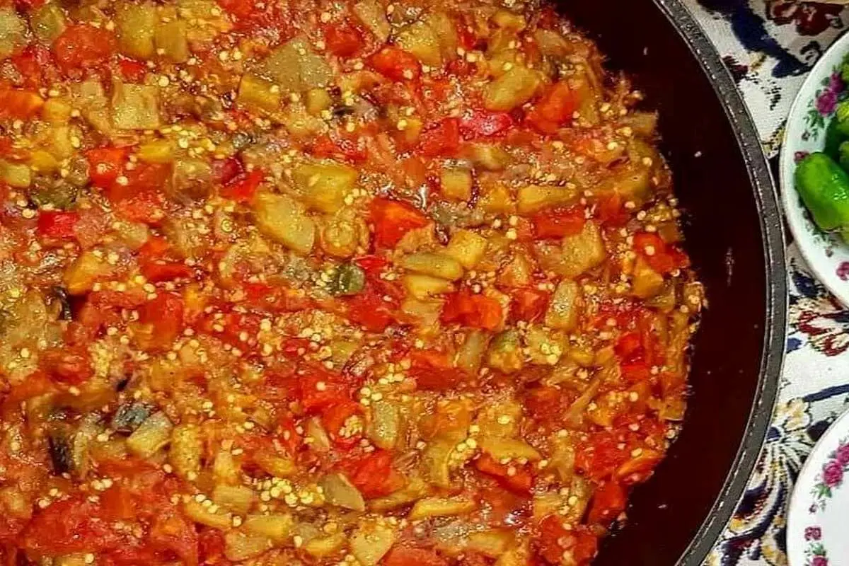 یک شام خوشمزه و آسان برای علاقه‌مندان به بادمجان