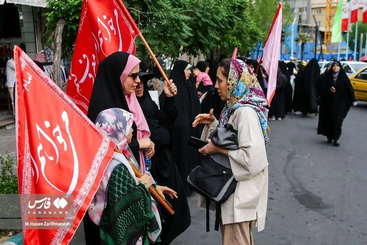 (تصاویر) پیادهروی مردمی حمایت از عفاف و حجاب