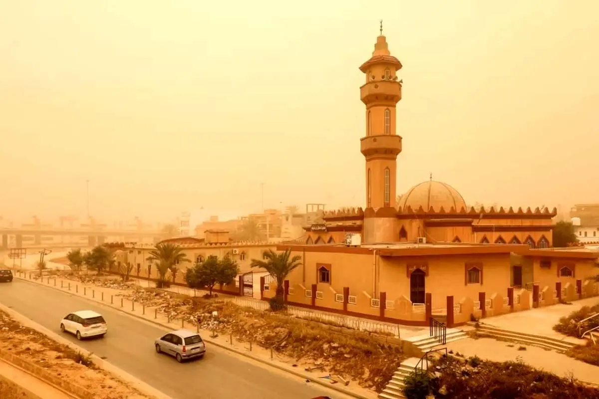 (ویدئو) طوفان شن بنغازی لیبی را درنوردید