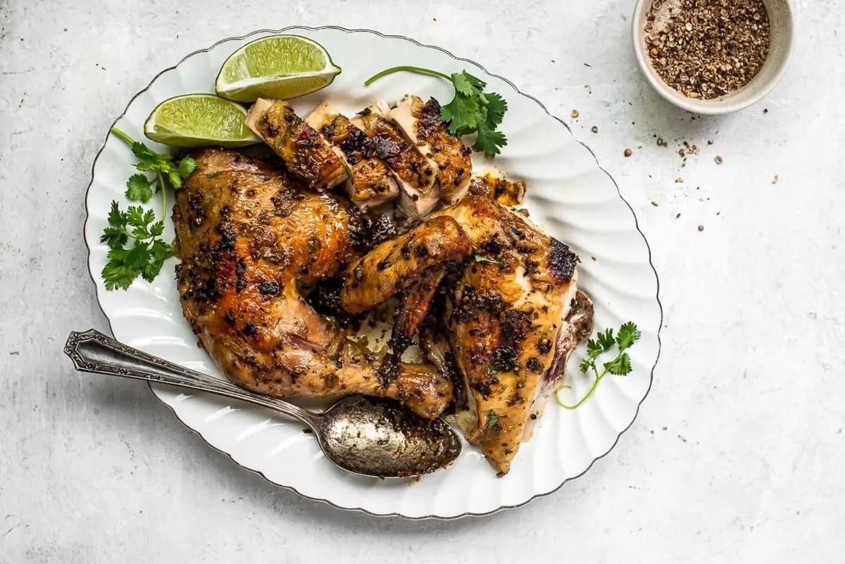 آموزش روز چهارم، پخت مرغ با سبزی معطر