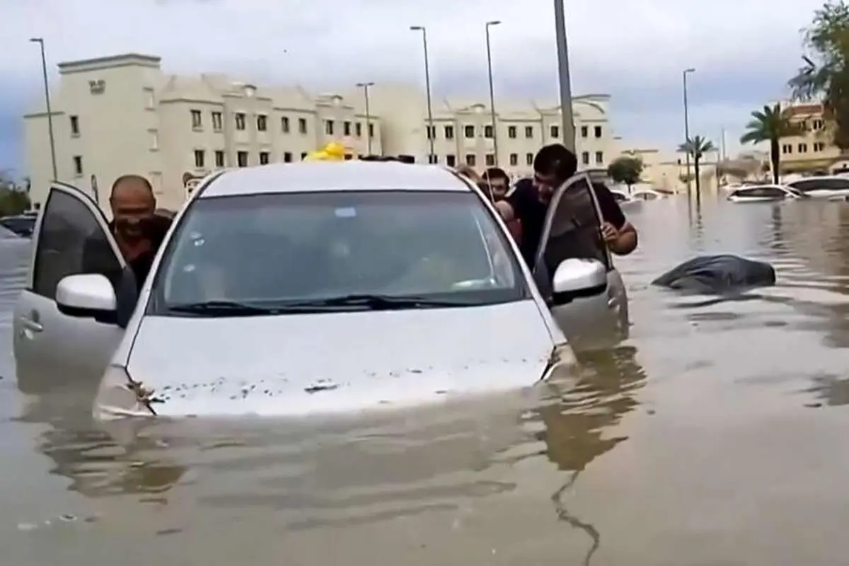 (ویدئو) سیل فاجعهبار در شهر مدینه عربستان