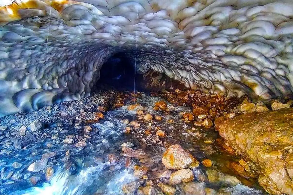 احتمال ریزش تونل برفی اشترانکوه