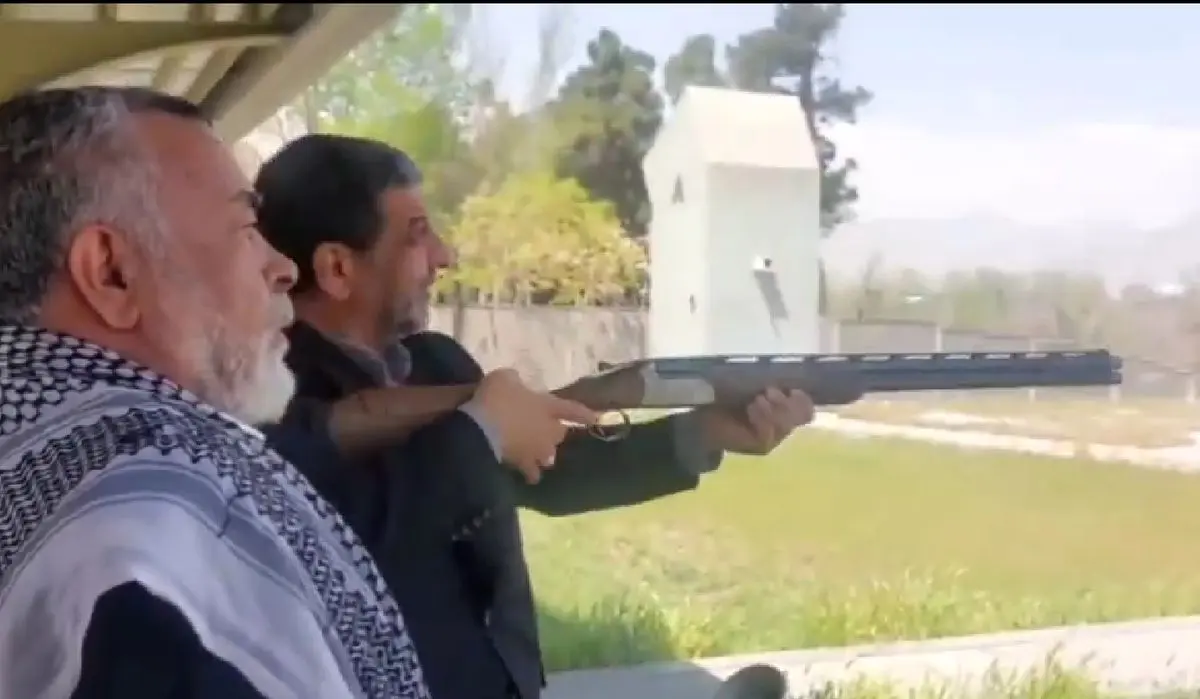 (ویدئو) تیراندازی عزت‌الله ضرغامی
