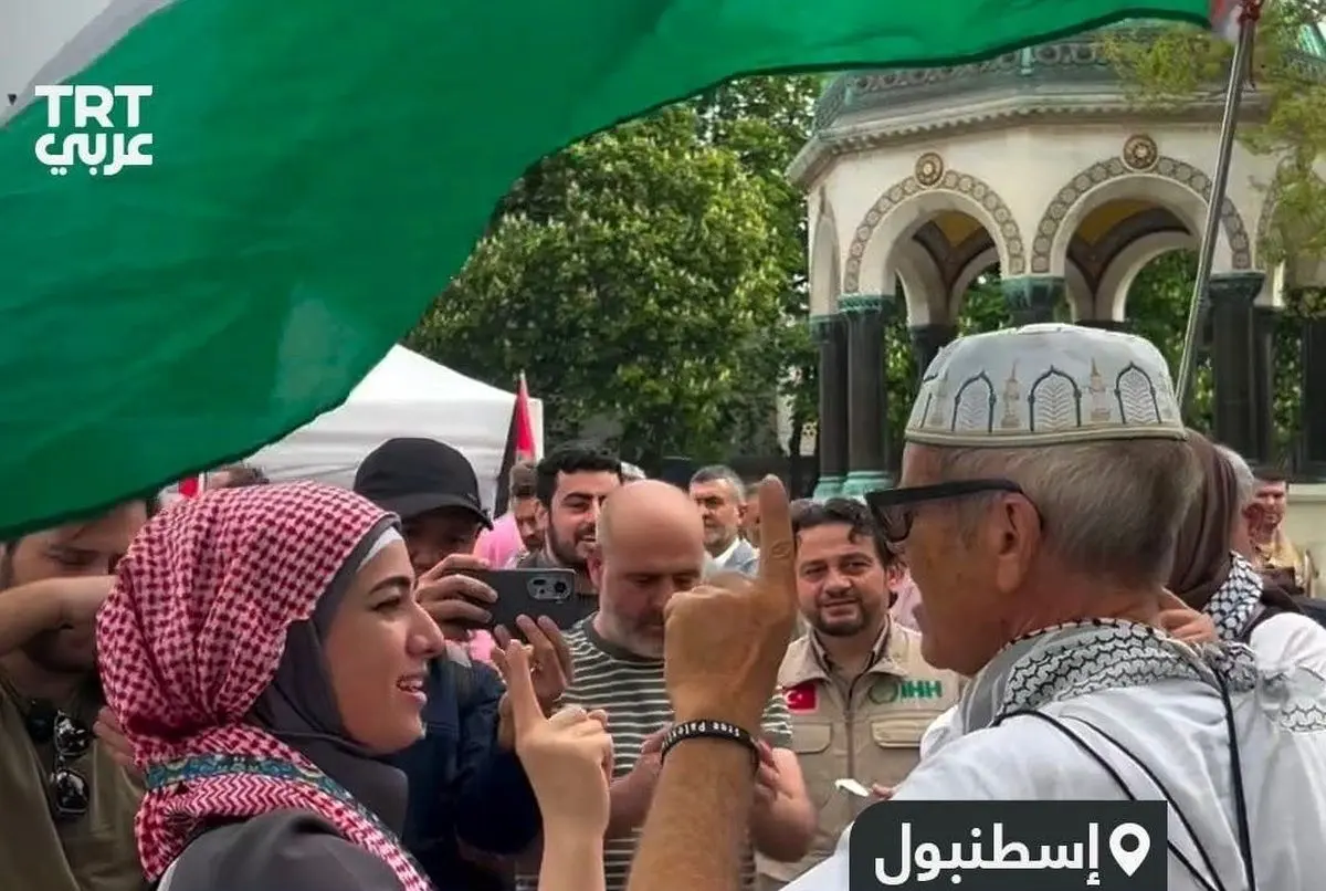 (ویدئو) مرد آمریکایی به کمک دختر ترکیه‌ای مسلمان شد