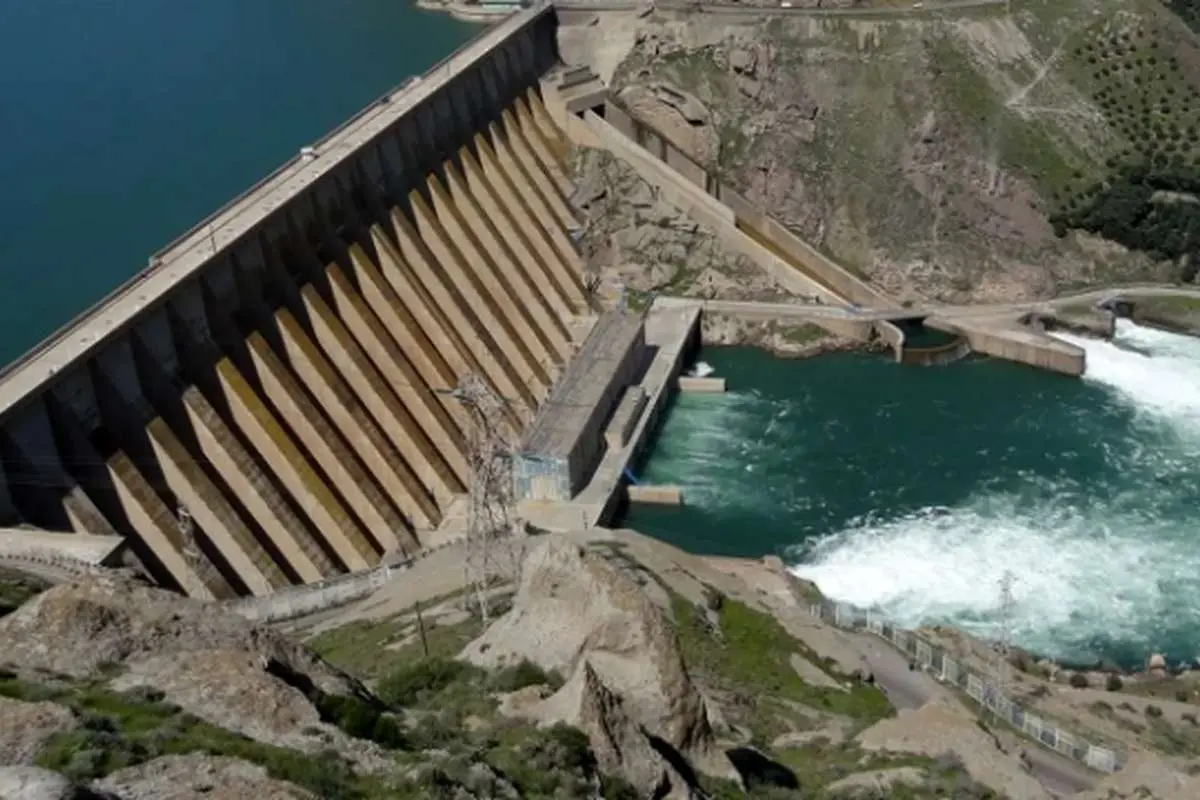 رهاسازی آب سد سفیدرود