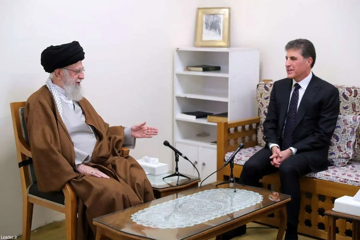 (عکس) دیدار نیچروان بارزانی با رهبر انقلاب