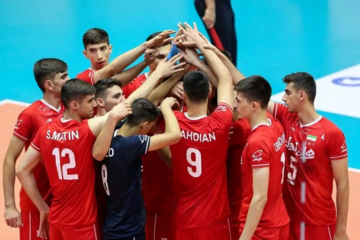پیروزی جوانان والیبال ایران مقابل افغانستان