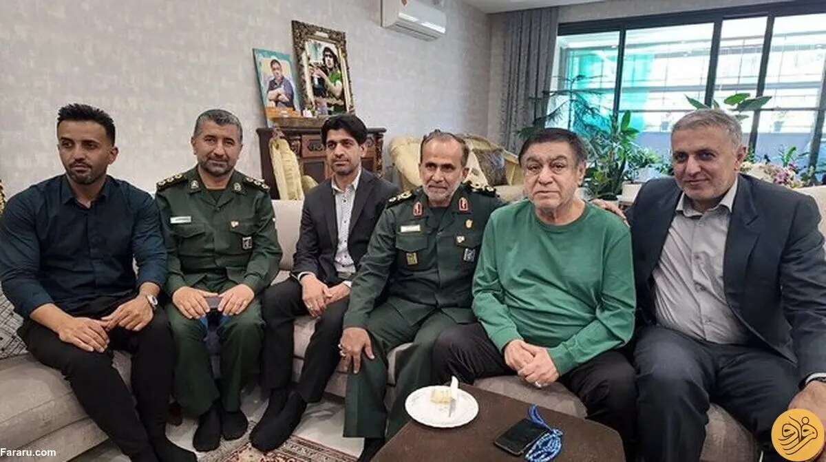 فرمانده سپاه به دیدار پیروانی رفت