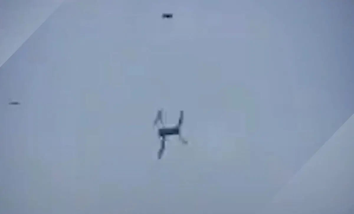 (ویدئو) سرنگونی پهپاد اسرائیلی با سنگ!